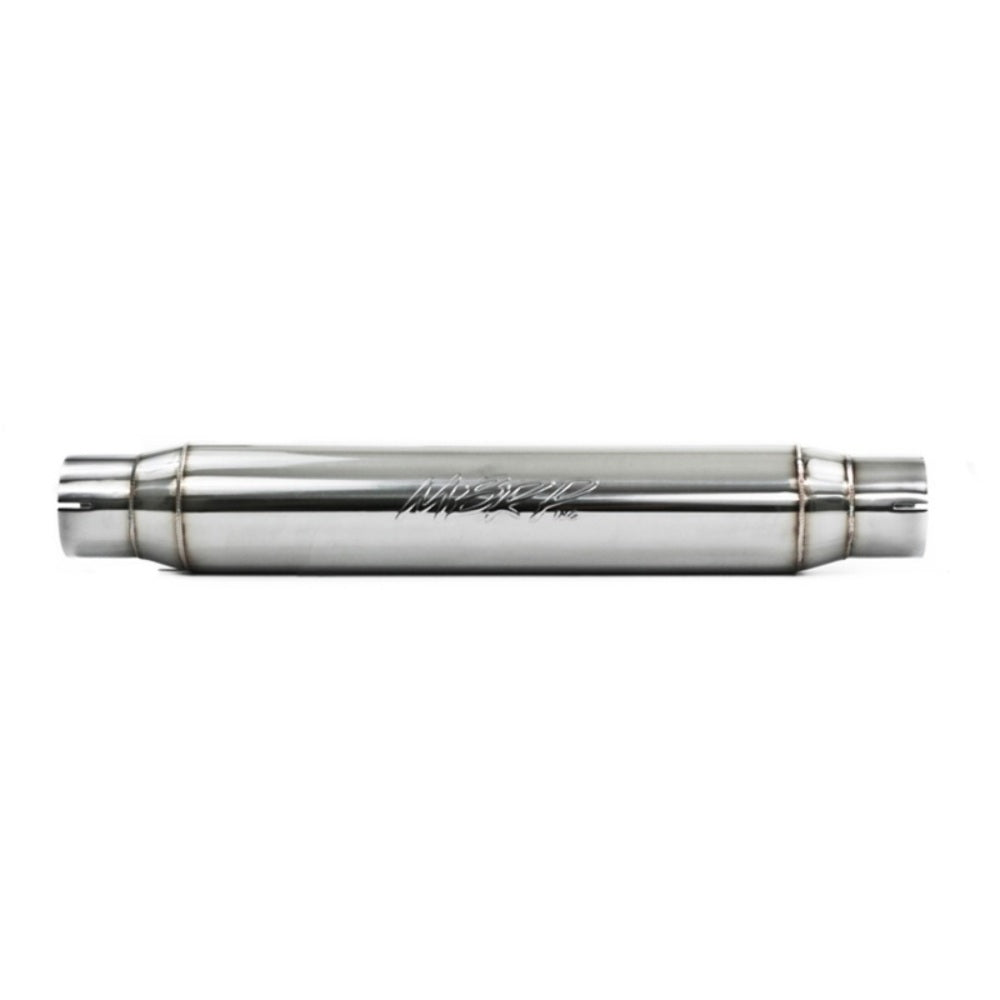 Resonator; 3in. Inlet; Outlet; 22in. body; 26in. overall; T304 - R1017 - Performance Mufflers Car Part People