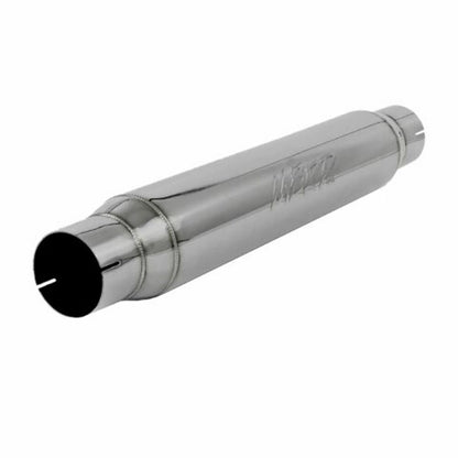 Resonator; 3in. Inlet; Outlet; 22in. body; 26in. overall; T304 - R1017 - Performance Mufflers Car Part People