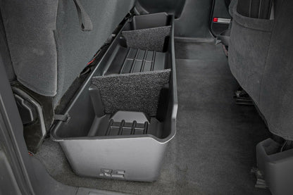 Fits Chevy/GMC 1500 (99-06 & Classic) Under Seat Storage; Extended Cab; RC09021