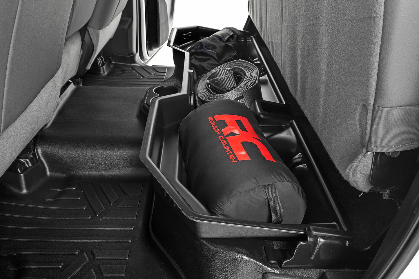 Fits Ram 1500 (11-18)/2500 (11-24) Under Seat Storage; Quad/Crew Cab; RC09401