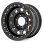 Steel Simulated Beadlock Wheel; Black; 15x8; 5x4.5; 3.30 Bore; -19 RC158545SL