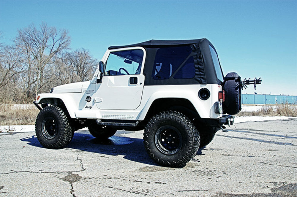 Fits Wrangler TJ 4WD(97-06) Soft Top Replacement Black Full Doors RC85020.35