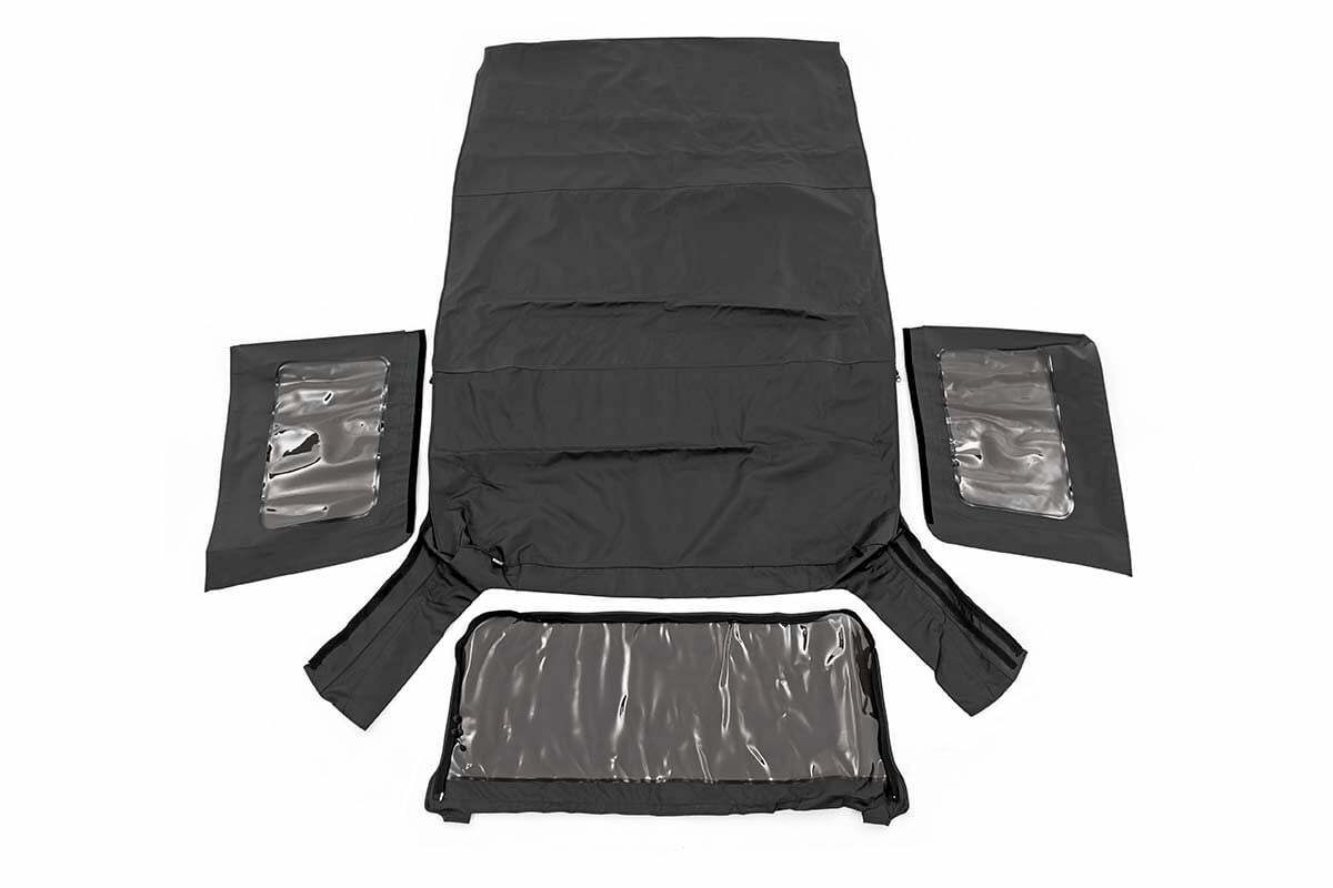 Fits Jeep Wrangler Unlimited(07-09) Soft Top Replacement Black 4 Door RC85130.35