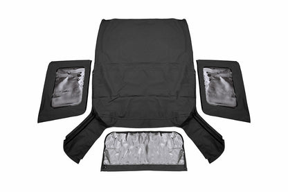 Fits Wrangler JK 4WD(2007-2009) Soft Top Replacement Black 2 Door RC85240.35