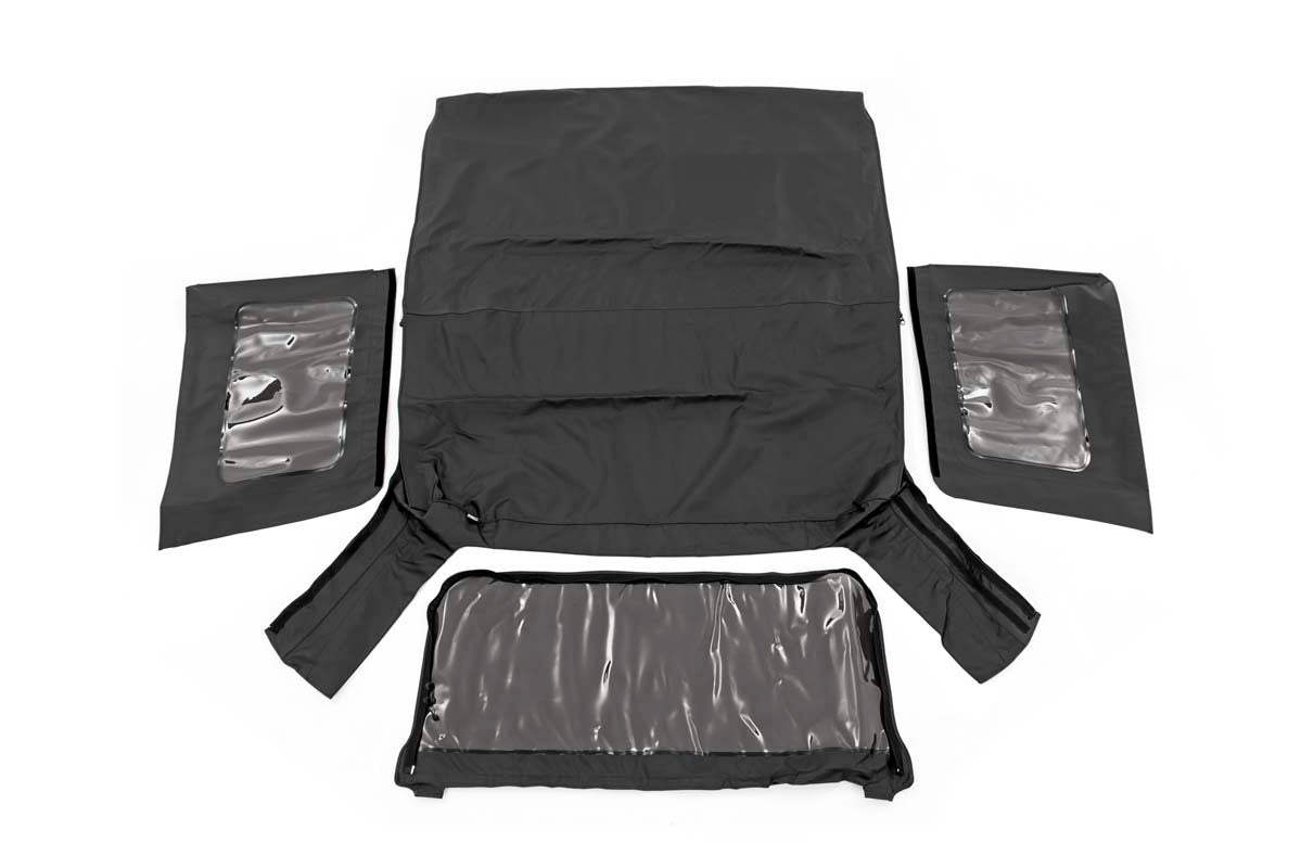 Fits Wrangler JK 4WD(2010-2018) Soft Top Replacement Black 2 Door RC85460.35