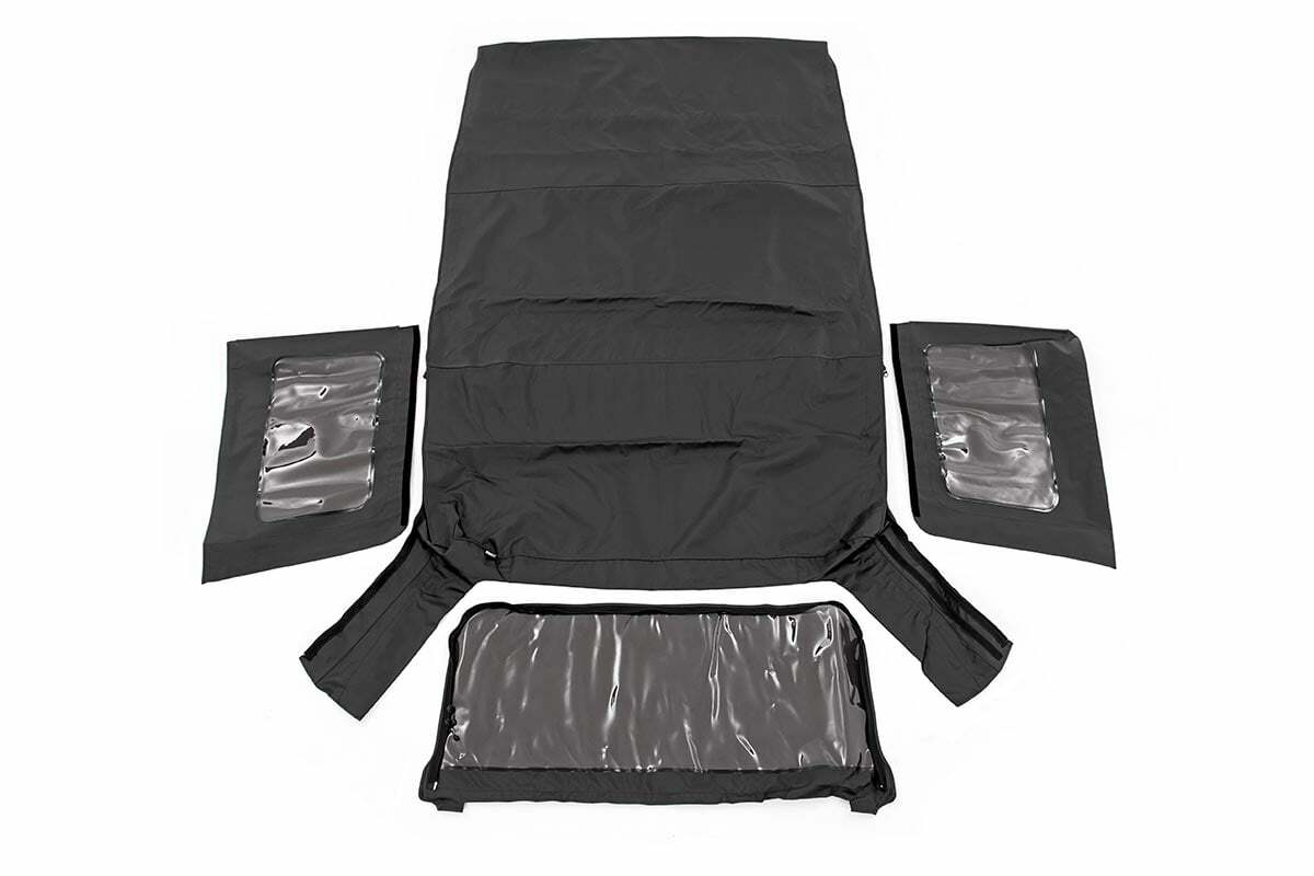 Fits Jeep Wrangler Unlimited(10-18) Soft Top Replacement Black 4 Door RC85570.35