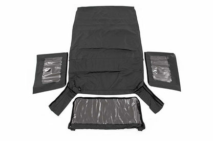 Fits Jeep Wrangler Unlimited(10-18) Soft Top Replacement Black 4 Door RC85570.35