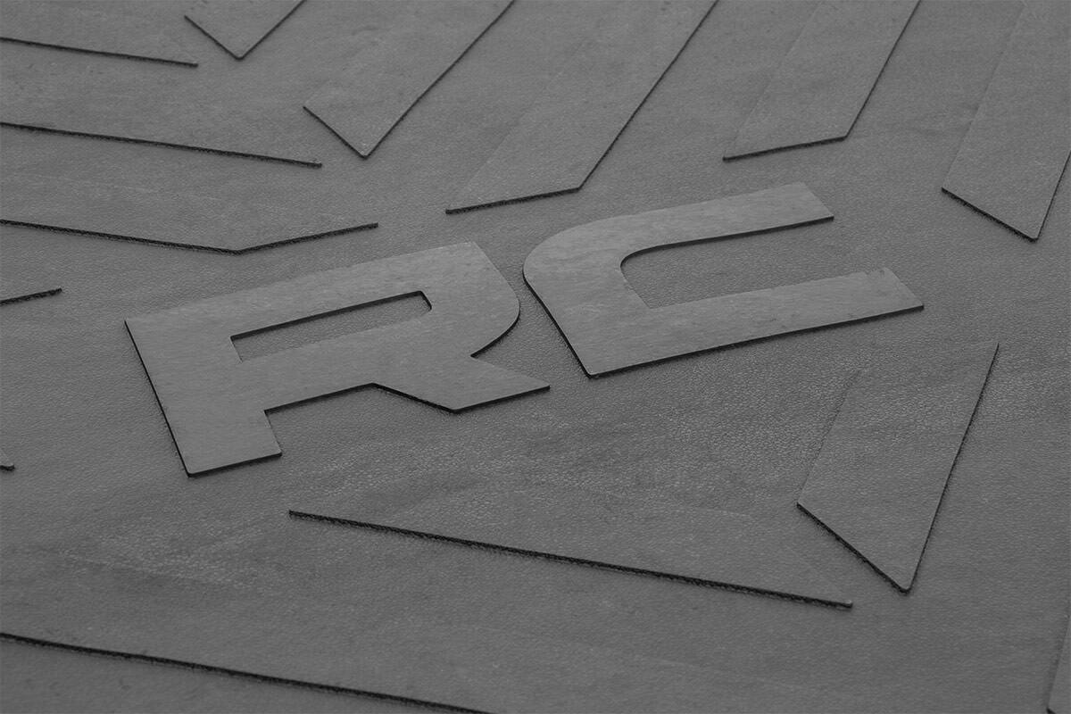 Fits Ram 1500 2WD/4WD (2002-2018 & Classic) Bed Mat; 5'7" Bed; RC Logo; RCM678