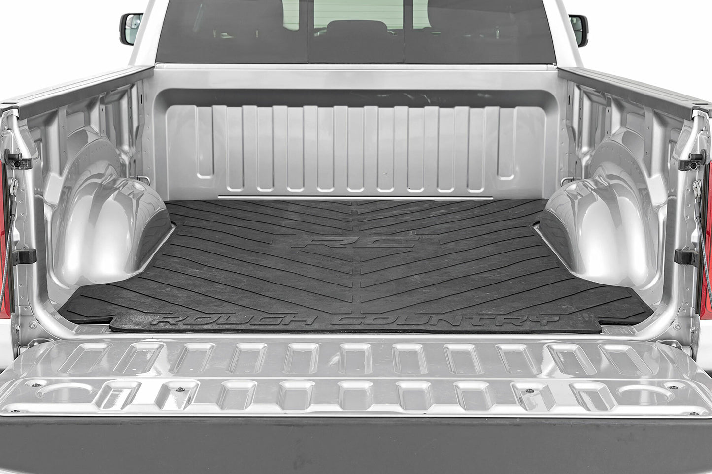 Fits Ram 1500 (19-25)/1500 TRX (21-24) Bed Mat; 6'4" Bed; RC Logo; RCM679