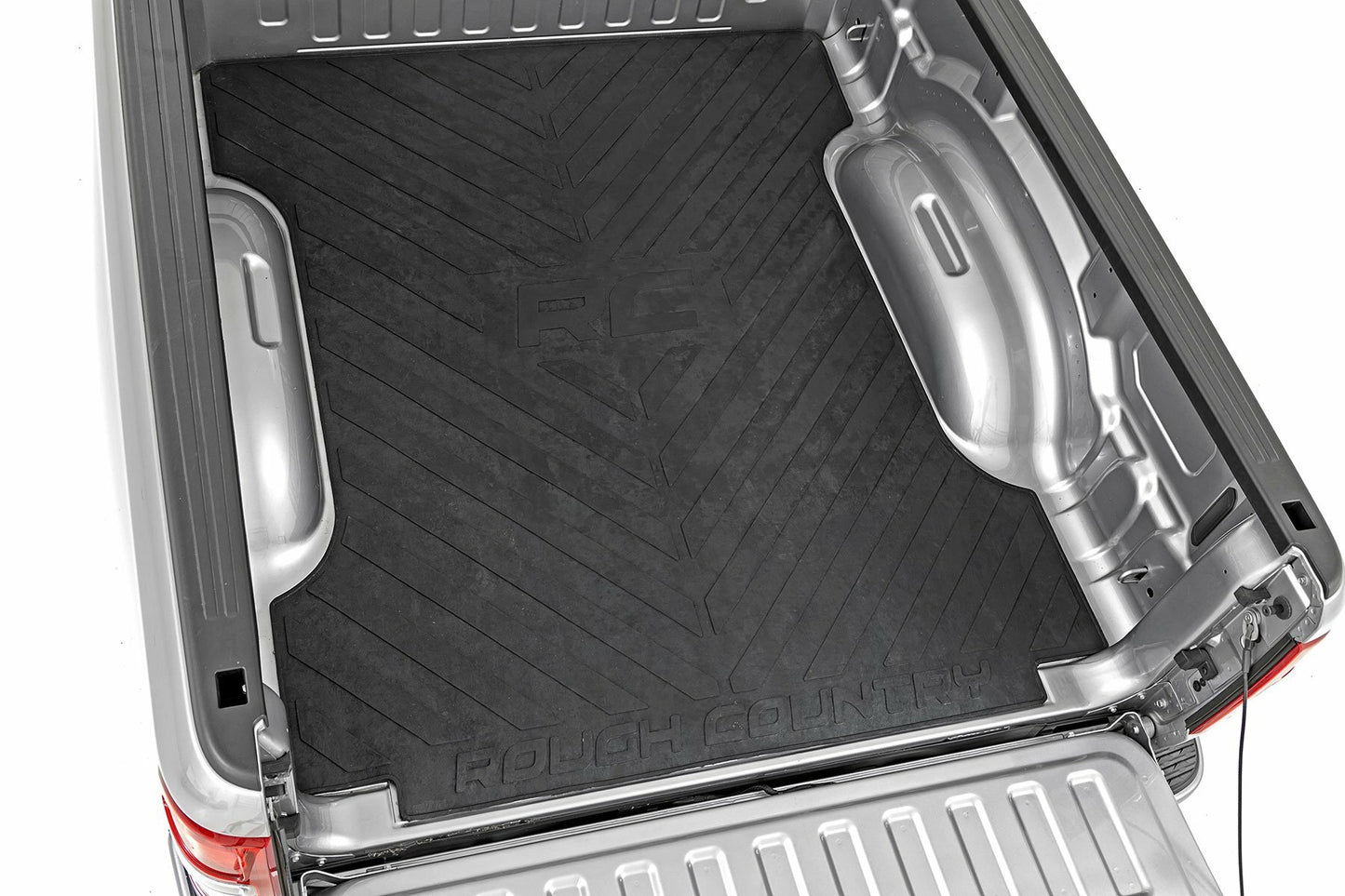 Fits Ram 1500 (19-25)/1500 TRX (21-24) Bed Mat; 6'4" Bed; RC Logo; RCM679