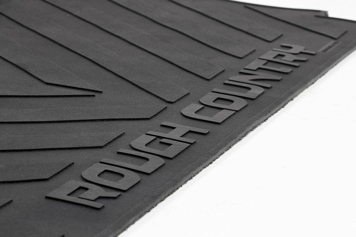 Fits Ford F-250/F-350 SD 2&4WD (2017-2024) Bed Mat; 8' Bed; RC Logo; RCM682
