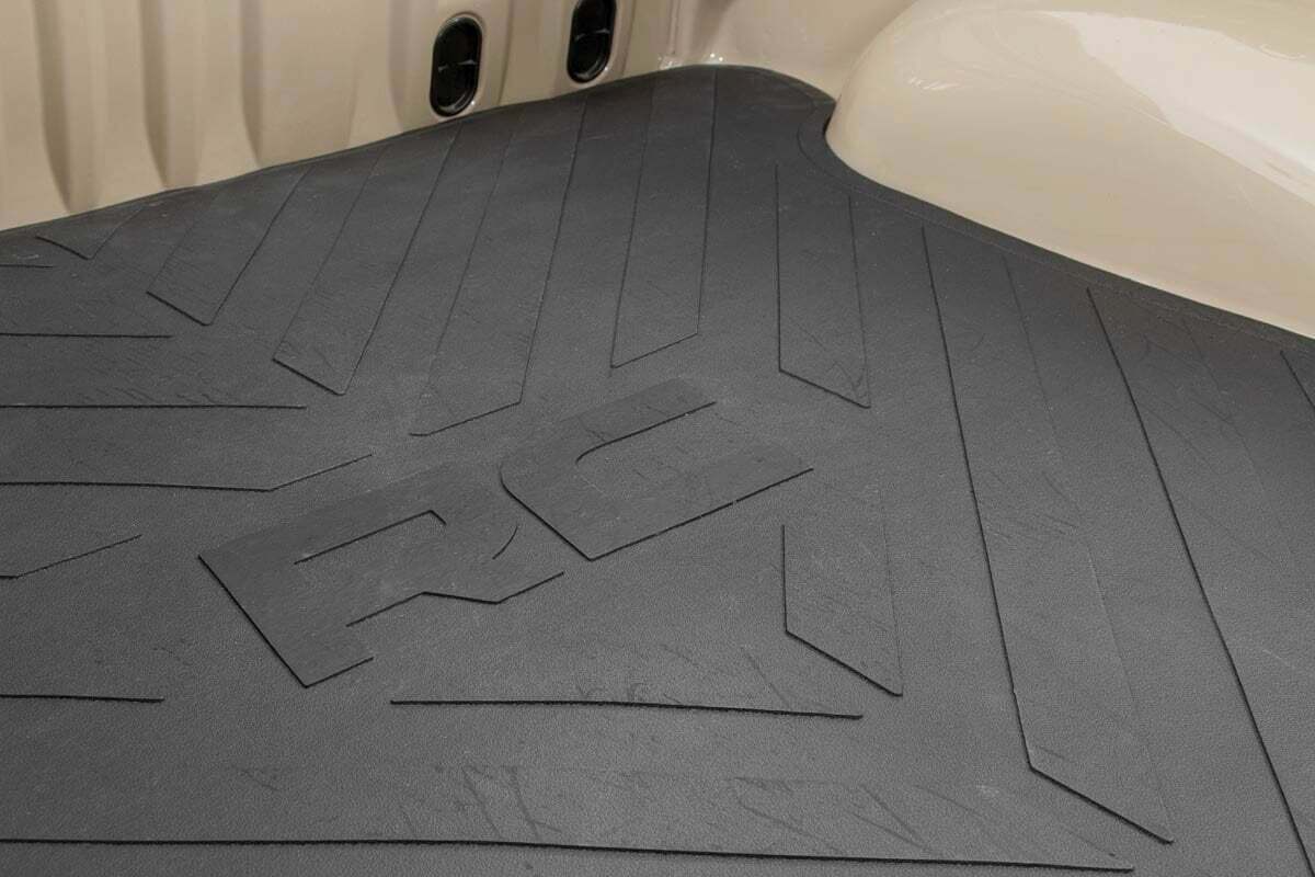 Fits Ram 1500 (19-25)/1500 TRX (21-24) Bed Mat; 5'7" Bed; RC Logo; RCM685