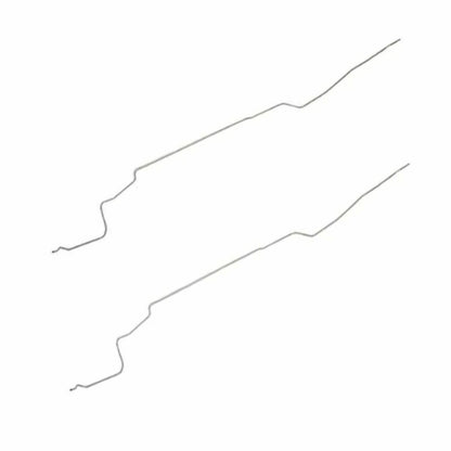 Fits 68-69 Mopar B-Body Main & Return Fuel Line; Stainless-RFK0001SS - Pre-Bent Fuel Lines Car Part People