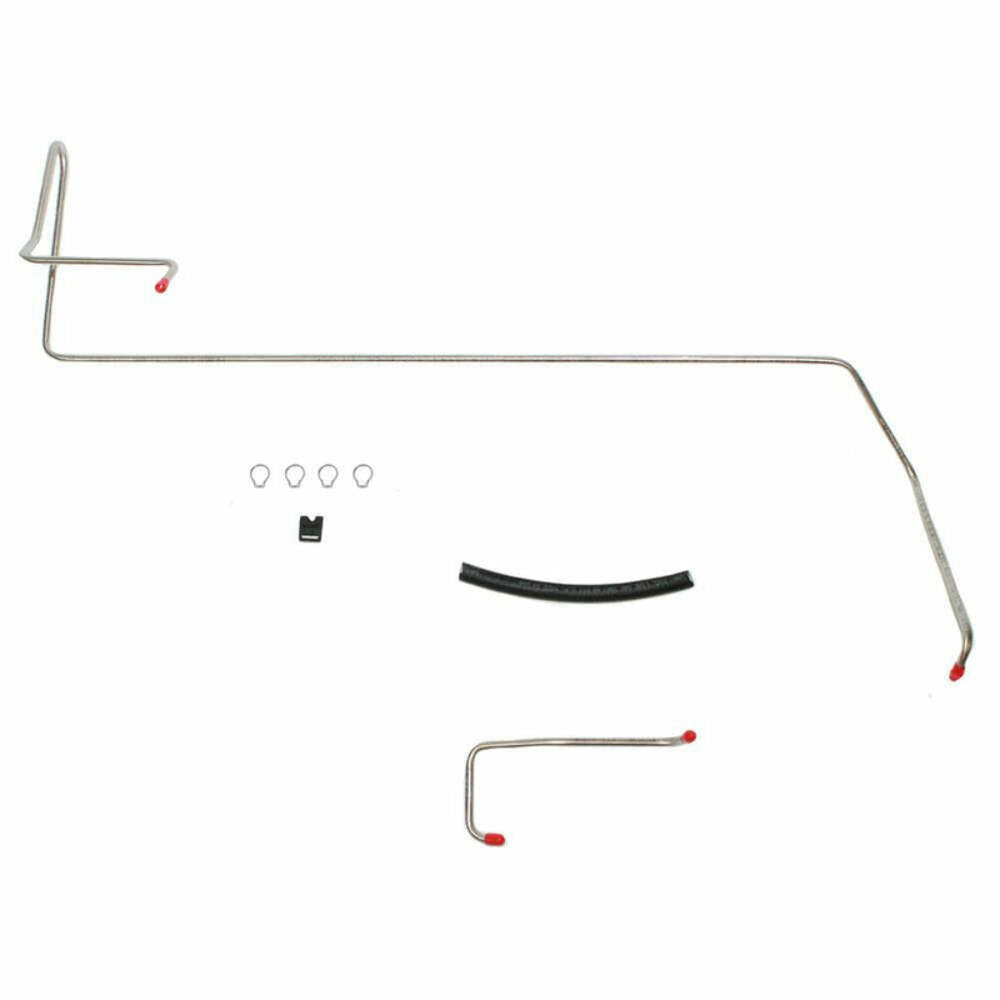Fits 68-70 Mopar B-Body, Except Charger, Tank Vent Line; Stainless-RFV6802SS - Pre-Bent Fuel Lines Car Part People