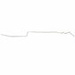 1966-67 Dodge Charger Fuel Line 3/8 Inch Front to Rear Stainless RGL6602SS
