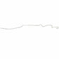 1973-74 Dodge Charger Fuel Line Kit 3/8 Inch Main Fuel Line Stainless RGL7302SS