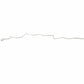 1973 Dodge Charger Fuel Line Kit 1/4 Inch Return Fuel Line Steel - RGL7303OM