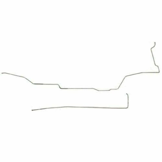 1974 Dodge Charger Fuel Line 1/4 Return Fuel Line 2 Piece Stainless - RGL7403SS - Pre-Bent Fuel Lines Car Part People