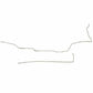 1974 Dodge Charger Fuel Line 1/4 Return Fuel Line 2 Piece Stainless - RGL7403SS