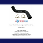 Fits 1955 - 1957 Chevrolet Full Size Radiator Hose Kits RHK003