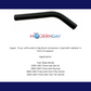 Fits 1955 - 1957 Chevrolet Full Size Radiator Hose Kits RHK007