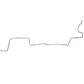 Fine Lines  RIN7101OM - 1971-72 Dodge Charger Intermediate Brake Line Disc Brakes Steel
