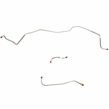 1962-64 Dodge Polara Front Brake Line Kit Standard Brakes Stainless - RKT6401SS - Front Lines Car Part People