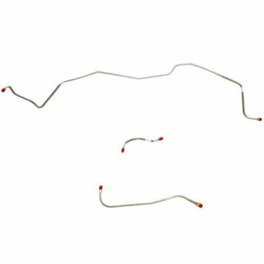 1962-64 Dodge Polara Front Brake Line Kit Standard Brakes Stainless - RKT6401SS - Front Lines Car Part People