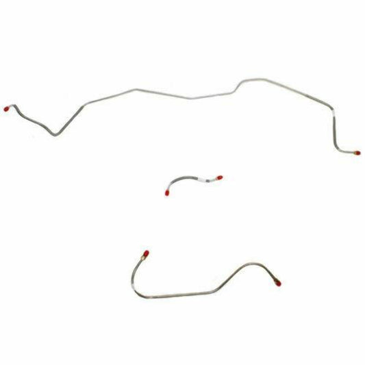 1962-64 Dodge Polara Front Brake Line Kit Power Brakes Stainless - RKT6402SS - Front Lines Car Part People