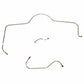 1965 Dodge Coronet Front Brake Line Kit Power Brakes 3 Set Stainless - RKT6502SS