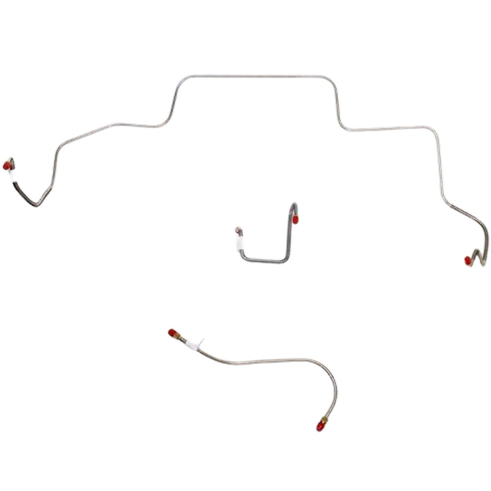1966 Dodge Coronet Front Brake Line Kit Standard Brakes Stainless - RKT6601SS - Front Lines Car Part People