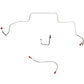 1966 Dodge Coronet Front Brake Line Kit Standard Brakes Stainless - RKT6601SS