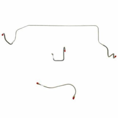 1966 Dodge Coronet Front Brake Line Kit Standard Brakes Stainless - RKT6603SS