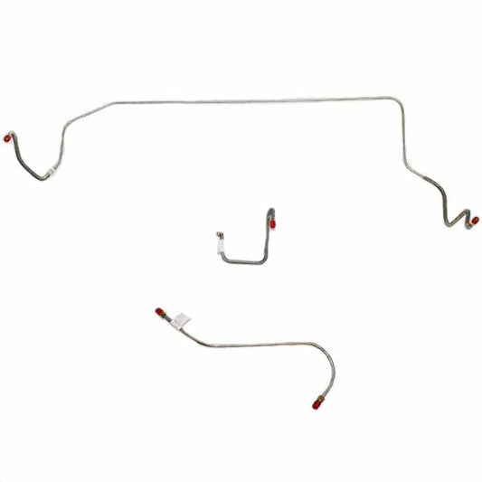 1966 Dodge Coronet Front Brake Line Kit Power Brakes Steel - RKT6604OM - Front Lines Car Part People