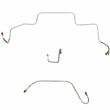 1966 Dodge Coronet Front Brake Line Kit Power Brakes Steel - RKT6605OM - Front Lines Car Part People