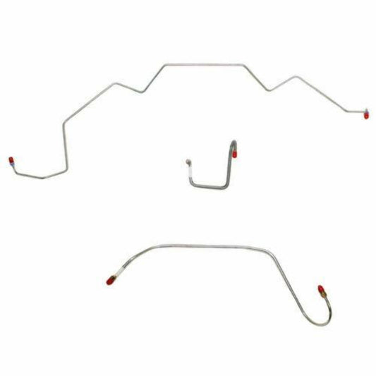 1966 Dodge Coronet Front Brake Line Kit Power Brakes Steel - RKT6606OM - Front Lines Car Part People