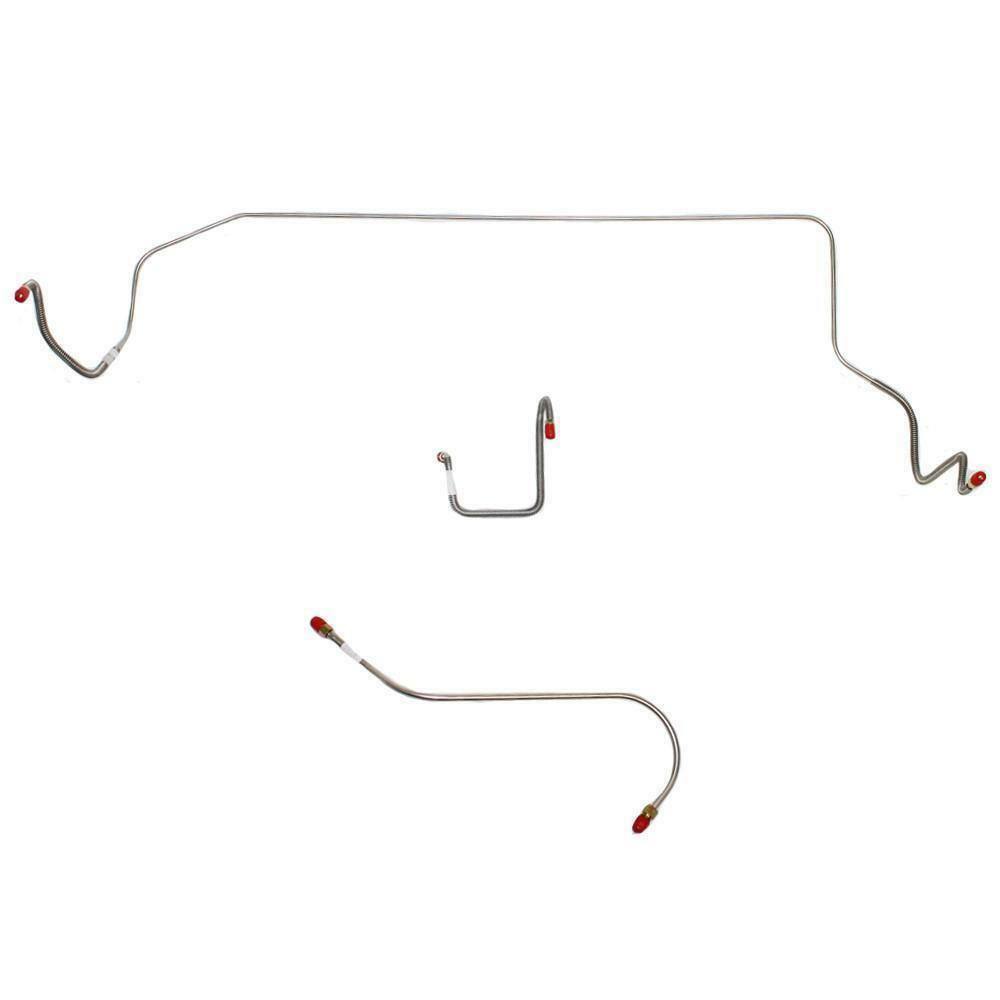 1966-70 Dodge Coronet Front Brake Line Kit Standard Brakes Steel - RKT6611OM - Front Lines Car Part People