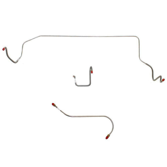 1966-70 Dodge Coronet Front Brake Line Kit Standard Brakes Steel - RKT6611OM - Front Lines Car Part People