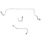 1966-70 Dodge Coronet Front Brake Line Kit Standard Brakes Stainless - RKT6611SS