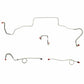 1967 Dodge Coronet Front Brake Line Kit Standard Brakes Steel - RKT6701OM