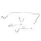1967 Dodge Coronet Front Brake Line Kit Standard Brakes Steel RKT6702OM