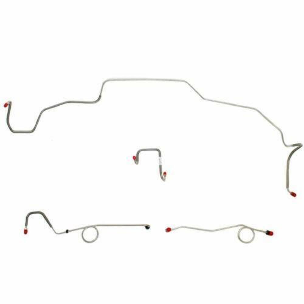 1967 Dodge Coronet Front Brake Line Kit Standard Brakes Steel - RKT6703OM - Front Lines Car Part People