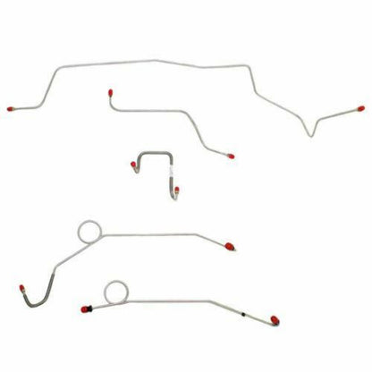 1967 Dodge Coronet Front Brake Line Kit Power Brakes Steel - RKT6705OM - Front Lines Car Part People
