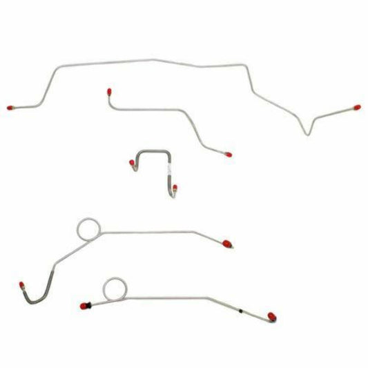 1967 Dodge Coronet Front Brake Line Kit Power Brakes Steel - RKT6705OM - Front Lines Car Part People