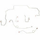 1968-70 Dodge Coronet Front Brake Line Kit Power Disc Brakes Steel - RKT6802OM