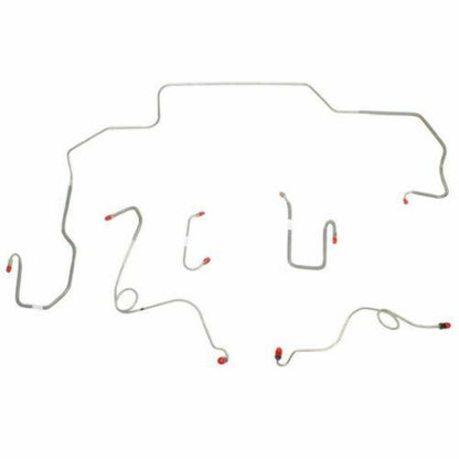 1968-70 Dodge Coronet Front Brake Line Kit Power Disc Brakes Steel - RKT6803OM - Front Lines Car Part People