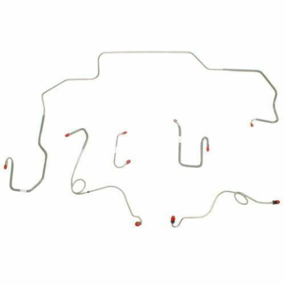 1968-70 Dodge Coronet Front Brake Line Kit Power Disc Brakes Stainless RKT6803SS - Front Lines Car Part People