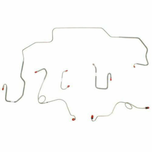 1968-70 Dodge Coronet Front Brake Line Kit Power Disc Brakes Stainless RKT6803SS - Front Lines Car Part People