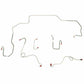 1968-70 Dodge Coronet Front Brake Line Kit Power Disc Brakes Stainless RKT6803SS