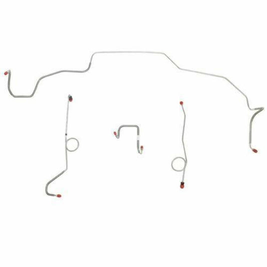1968-70 Dodge Coronet Front Brake Line Kit Drum Brakes 4 Piece - RKT6804OM - Front Lines Car Part People